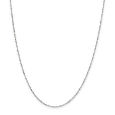 1.5mm Diamond-Cut Cable Chain 26 Inch Sterling Silver QHC022-26, MPN: QHC022-26,