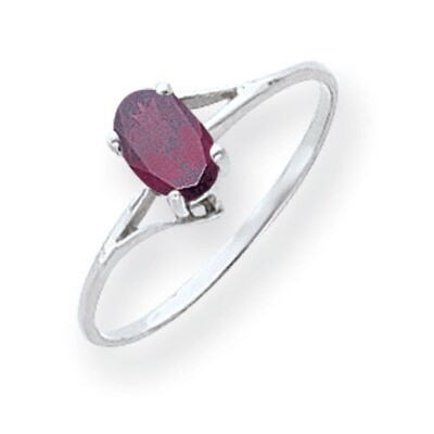 Rhodolite Garnet Ring 14k white Gold 6x4mm Oval Y4660RG, MPN: Y4660RG, 883957565194