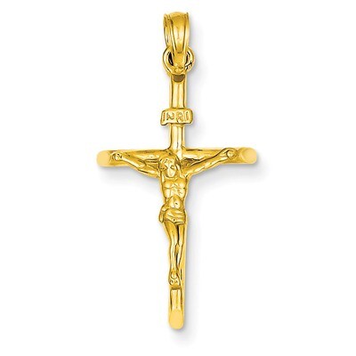 Stick Style Crucifix Pendant 14k Gold C4355, MPN: C4355, 637218041565