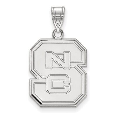 North Carolina State University Large Pendant Sterling Silver SS004NCS, MPN: SS004NCS, 886774692371