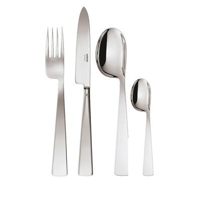 Sambonet kids set conca gio ponti kids flatware set 4 pieces - 18/10 stainless steel, MPN: 52538-98…