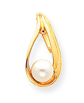 6mm Cultured Pearl slide 14k Gold XS615PL, MPN: XS615PL, 883957271521
