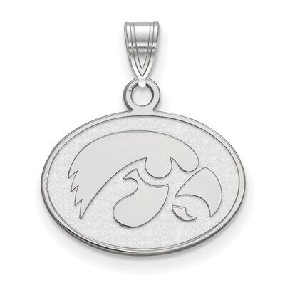 University of Iowa Small Pendant 14k White Gold 4W044UIA, MPN: 4W044UIA, 886774848914