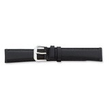 12mm Black Lizard Grain Leather Watch Band 6.75 Inch Silver-tone Buckle BAW15-12, MPN: BAW15-12, 88…