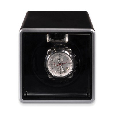 Rotations Black Metal Single Watch Winder GM8457, MPN: GM8457, 886774282732
