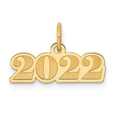 Horizontal 2022 Charm 14k Gold YC1452, MPN: YC1452, 196904076279