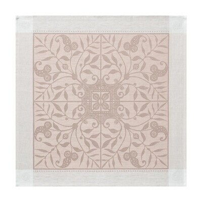 Le Jacquard Francais Venezia Ash beige Napkin 22 x 22 Inch Set of 4, MPN: 17547, 3660269175474