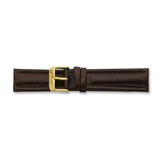 24mm Brown Matte Alligator Grain Buckle Watch Band 7.5 Inch Gold-tone BA209-24, MPN: BA209-24, 8867…