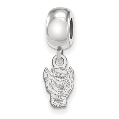 North Carolina State University Bead Charm Extra Small Dangle Sterling Silver SS058NCS, MPN: SS058N…