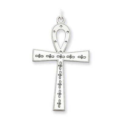 Cross Pendant Laser Designed Sterling Silver QXR139, MPN: QXR139, 883957516783