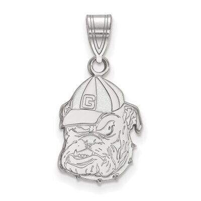 University of Georgia Medium Pendant 10k White Gold 1W045UGA, MPN: 1W045UGA, 886774788715