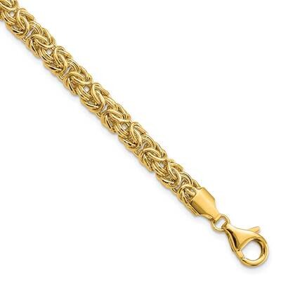 Fancy Link 7.5 Inch Bracelet 14k Gold Polished FB1951-7.5, MPN: FB1951-7.5, 883957811055