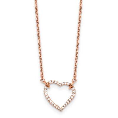 Diamond Necklace 14k Rose Gold PM1006-020-RA-18, MPN: PM1006-020-RA-18, 883957274522