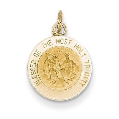 Holy Trinity Medal Charm 14k Gold XR371, MPN: XR371, 883957450575