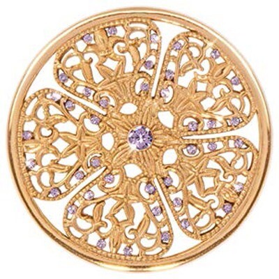 Nikki Lissoni Flower Fantasy Gold-Plated 43mm Coin C1251GL, MPN: C1251GL, 8718627465912