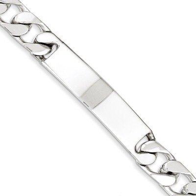 7.5 Inch Engravable Curb Link ID Bracelet Sterling Silver Polished QID137-7.5, MPN: QID137-7.5, 883…