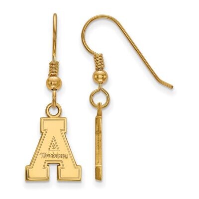 Appalachian State University Small Dangle Earring Wire Gold-plated Silver GP006APS, MPN: GP006APS, …