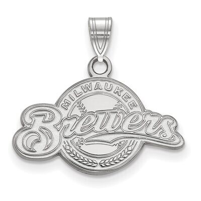 Milwaukee Brewers Small Pendant 14k White Gold 4W028BRE, MPN: 4W028BRE, 886774845463