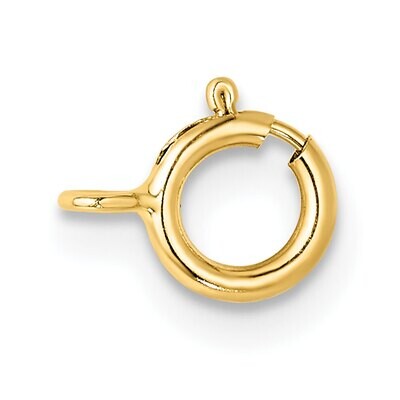 Standard Weight Spring Ring Clasp 14k Yellow Gold YG1701, MPN: YG1701,