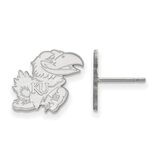 University of Kansas Small Post Earring 10k White Gold 1W056UKS, MPN: 1W056UKS, 886774790794