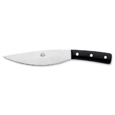 Berti Pontormo Knife With Wood Block Black Lucite Handle 365