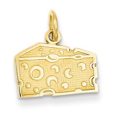 Swiss Cheese Charm 14k Gold K3145, MPN: K3145, 886774073460