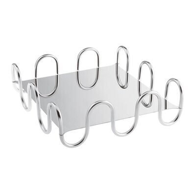 Sambonet Kyma Arg Square Kyma Silverplated S Steel 55219-25, MPN: 55219-25,