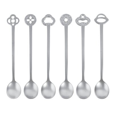 Sambonet Party Oriental Set 6 Party Spoons 52649C02, MPN: 52649C02,