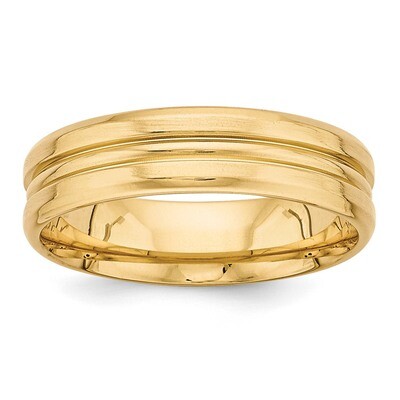 Yellow Gold Heavy Comfort Fit Fancy Band 14k Gold YB119, MPN: YB119, 886774524481