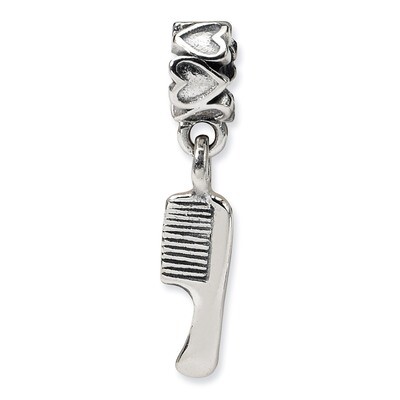 Comb Dangle Bead - Sterling Silver QRS1251, MPN: QRS1251, 883957277509
