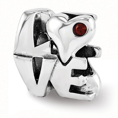 Swarovski LOVE Bead - Sterling Silver QRS3424, MPN: QRS3424, 886774963815