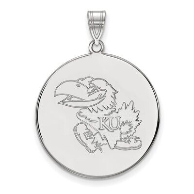 University of Kansas x-Large Disc Pendant 14k White Gold 4W063UKS, MPN: 4W063UKS, 886774852881