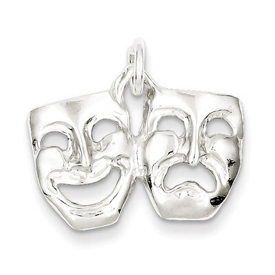 Comedy Tragedy Charm Sterling Silver QC3093, MPN: QC3093, 883957907635