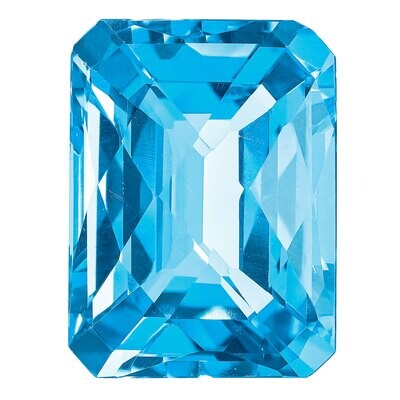 Blue Topaz 14X10mm Octagon Checkerboard AA Quality Gemstone BT-1410-OCX-AA, MPN: BT-1410-OCX-AA,