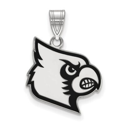 University of Louisville Large Enamel Pendant Sterling Silver SS058UL, MPN: SS058UL, 886774710105