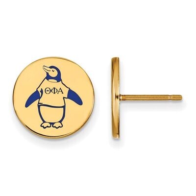 Theta Phi Alpha Enameled Post Earrings Gold-plated Silver GP047TPA, MPN: GP047TPA, 886774945996