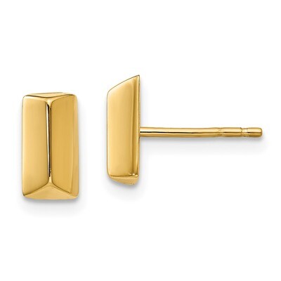 Leslie&#39;s Fancy Post Earrings 14k Polished Gold HB-LE1773, MPN: LE1773, 191101737657