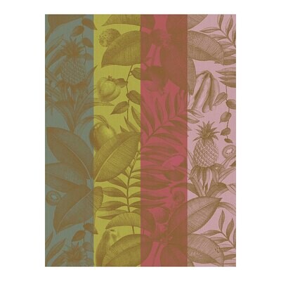 Le Jacquard Francais Tea Towel Fruits Exotiques Pink 100% Cotton 27075 Set of 4, MPN: 27075, 366026…