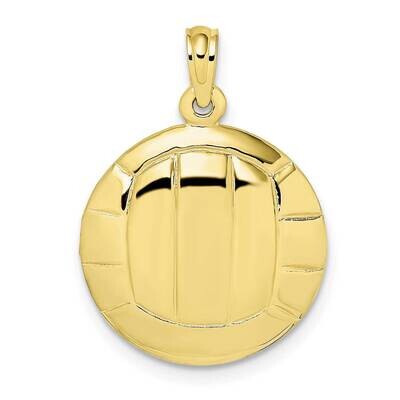 Volleyball Charm 10k Gold Polished 10K8770, MPN: 10K8770,