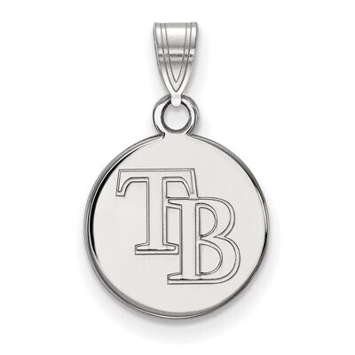 Tampa Bay Rays Small Disc Pendant Sterling Silver SS008DEV, MPN: SS008DEV, 886774625355