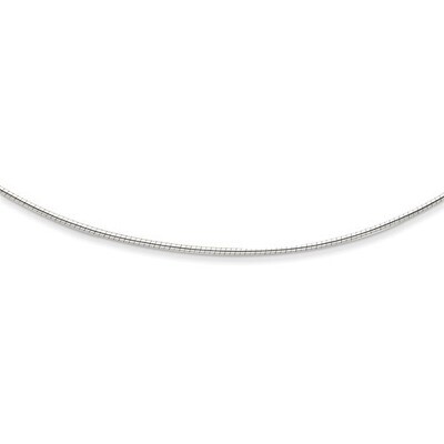 1.4mm Round Omega 14k White Gold OM2W-16, MPN: OM2W-16, 886774616377