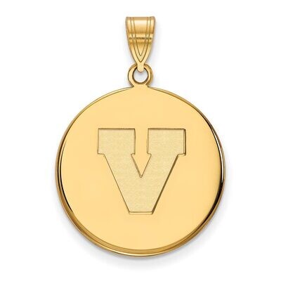 University of Virginia Large Disc Pendant Gold-plated Silver GP080UVA, MPN: GP080UVA, 886774955728