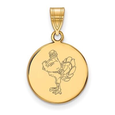 Virginia Tech Medium Disc Pendant Gold-plated Silver GP078VTE, MPN: GP078VTE, 886774955421