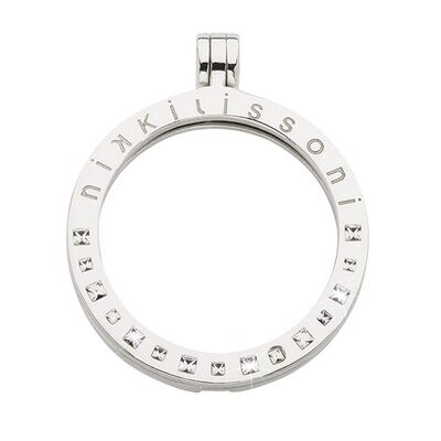 Nikki Lissoni Silver-plated Pendant with 14 Square Swarovski Stones 35mm. P10SM, MPN: P10SM, 871907…