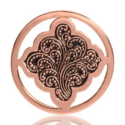 Nikki Lissoni Henna Dream Rose Gold Plated 33mm Coin C1078RGM, MPN: C1078RGM, 8718627462102