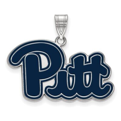 University of Pittsburgh Large Enamel Pendant Sterling Silver SS026UPI, MPN: SS026UPI, 886774715384