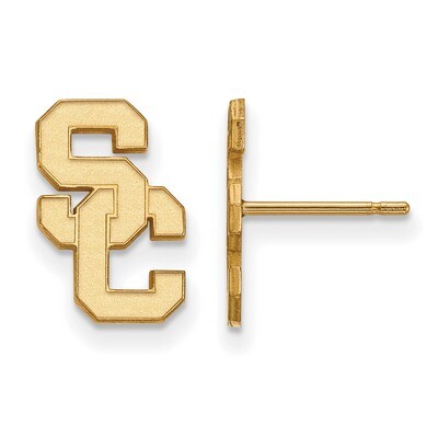 University of Southern California Small Post Earring 14k Yellow Gold 4Y009USC, MPN: 4Y009USC, 19110…