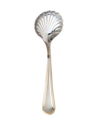 Ricci Ascot Gold Accent Sugar Spoon, MPN: 10245, 644907102452
