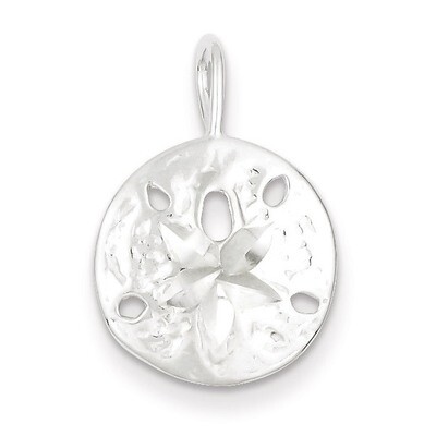 Sand Dollar Charm Sterling Silver QC1647, MPN: QC1647, 883957977188