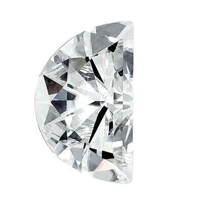 Moissanite True Light H Color 5X3mm Half Moon Gemstone MT-0503-HFM-QR, MPN: MT-0503-HFM-QR,